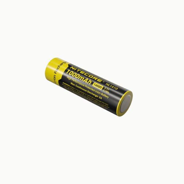Аккумулятор NITECORE NL1410 14500 2A (Li-Ion 1000mAh*3.7V=3,7Wh)
